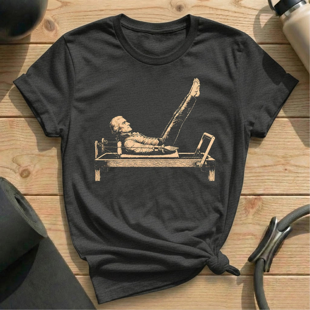 Jefferson Hundred T-shirt - in MindCloth Pilates Tshirt Collection
