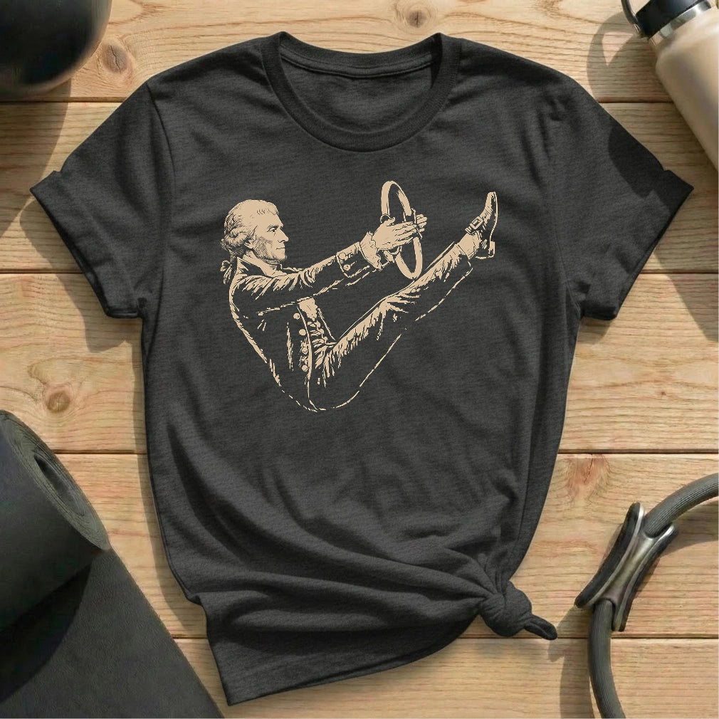 Jefferson Teaser T-shirt - in MindCloth Pilates Tshirt Collection