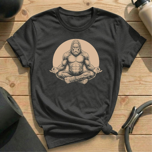 Meditate Bigfoot Moon T-shirt
