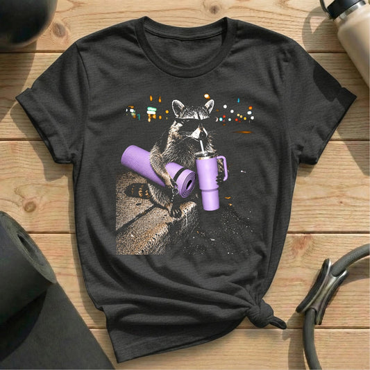 Racoon Go Pilates T-shirt