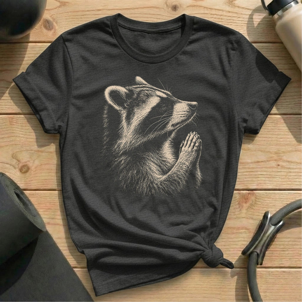 Racoon Meditate T-shirt