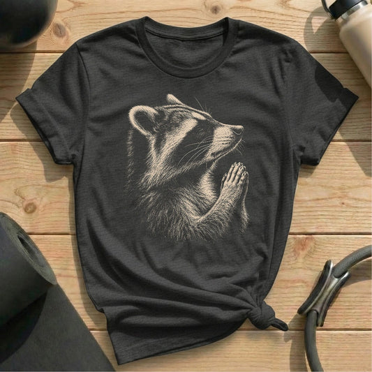Racoon Meditate T-shirt
