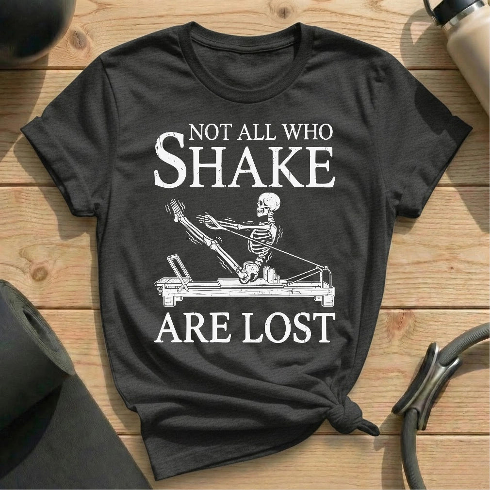 Skeleton Shake T-shirt - in MindCloth Pilates Tshirt Collection