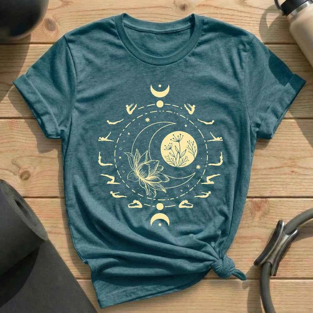 Pilates Moon Phases T-shirt