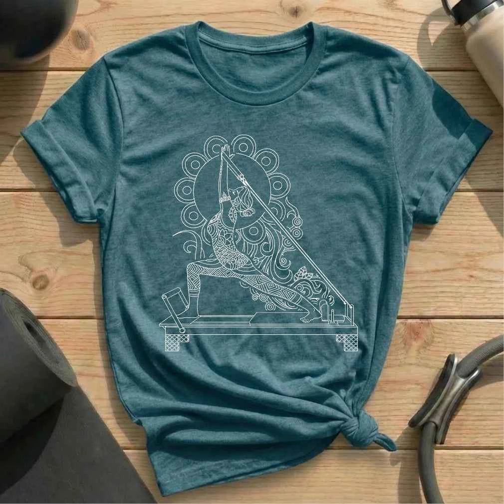 Pilates and mandala T-shirt