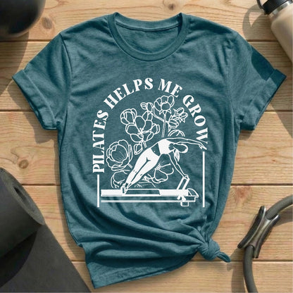 Pilates Helps Me Grow T-shirt