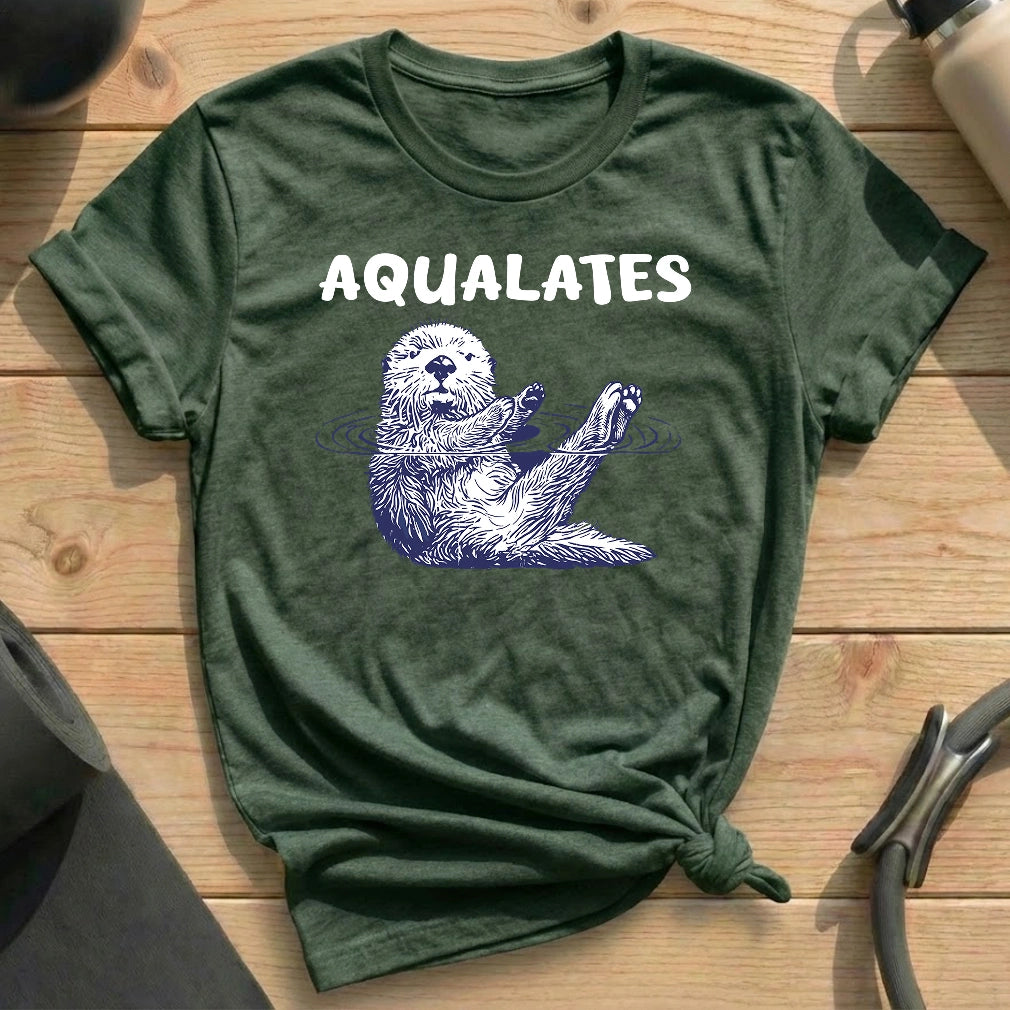 Aqualates T-shirt - in MindCloth Pilates Tshirt Collection