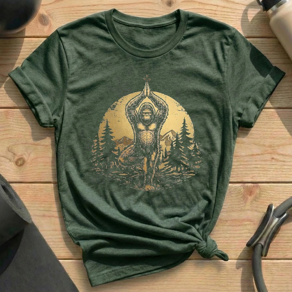 Bigfoot Tree Pose T-shirt
