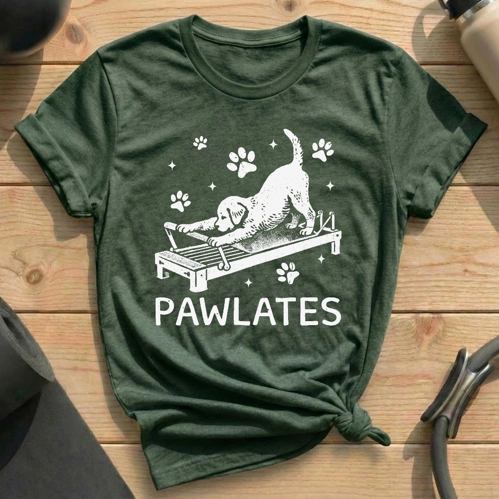 Dog Pawlates T-shirt
