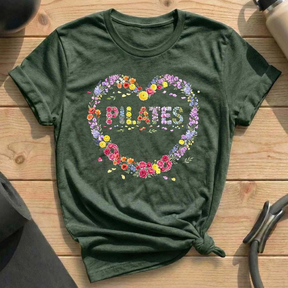Flower Heart Pilates T-shirt