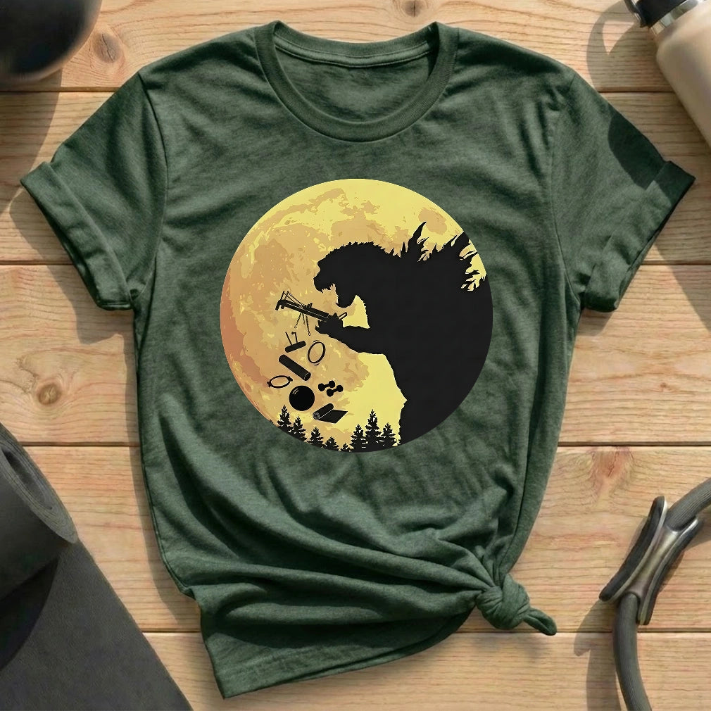 Gozilla Moon T-shirt