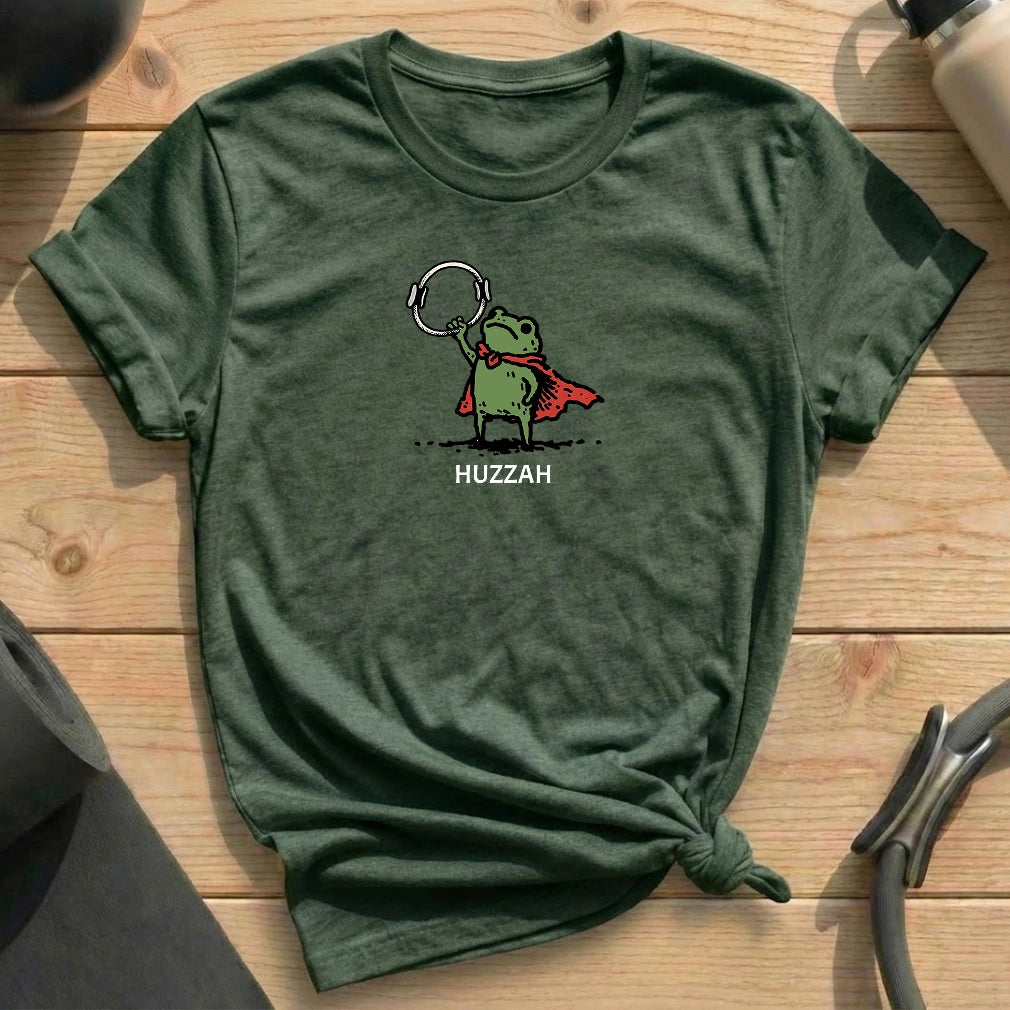 Huzzah T-shirt - in MindCloth Pilates Tshirt Collection