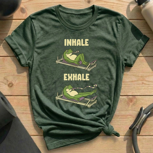 Inhale Exhale Frog T-shirt