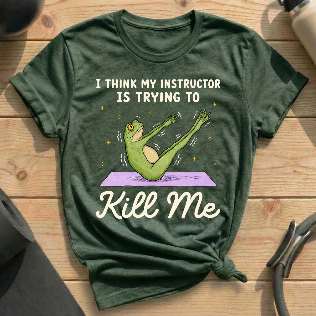 Instructor Kil Me Frog T-shirt
