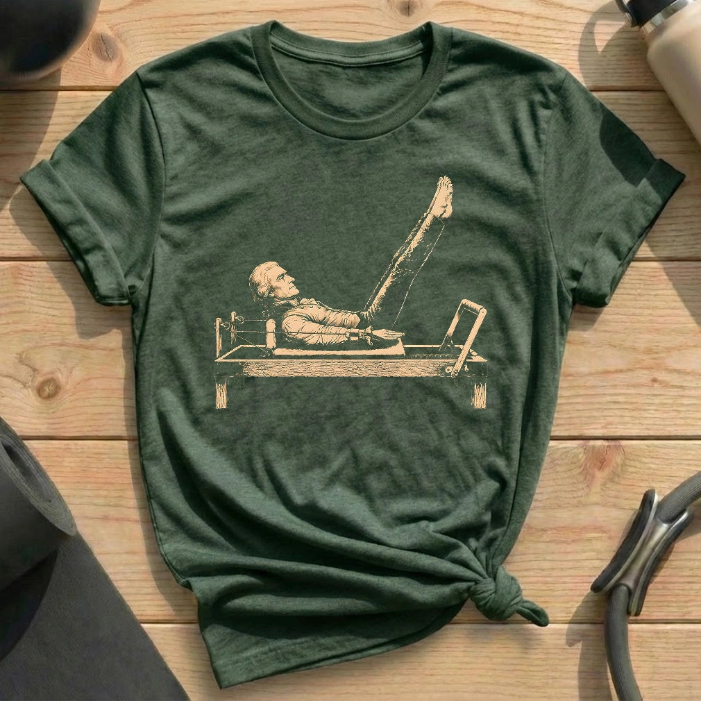 Jefferson Hundred T-shirt - in MindCloth Pilates Tshirt Collection