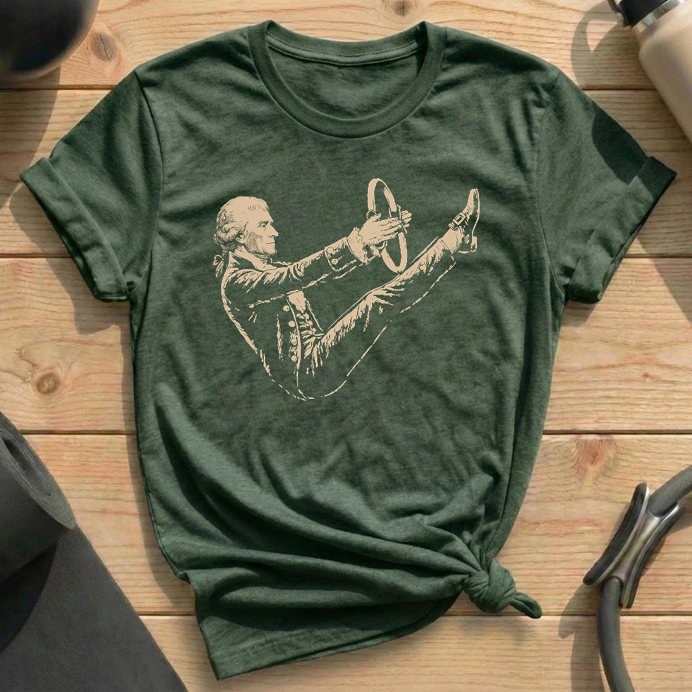Jefferson Teaser T-shirt - in MindCloth Pilates Tshirt Collection