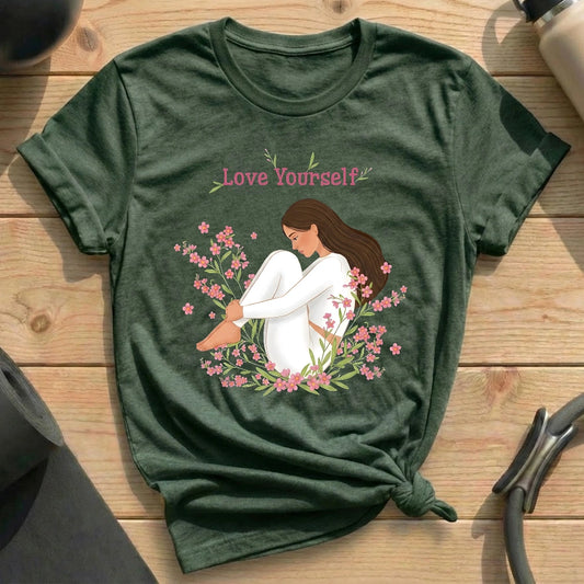 Love Yourself T-shirt - in MindCloth Pilates Tshirt Collection