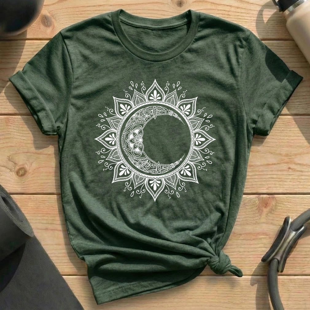 Mandala Moon T-shirt