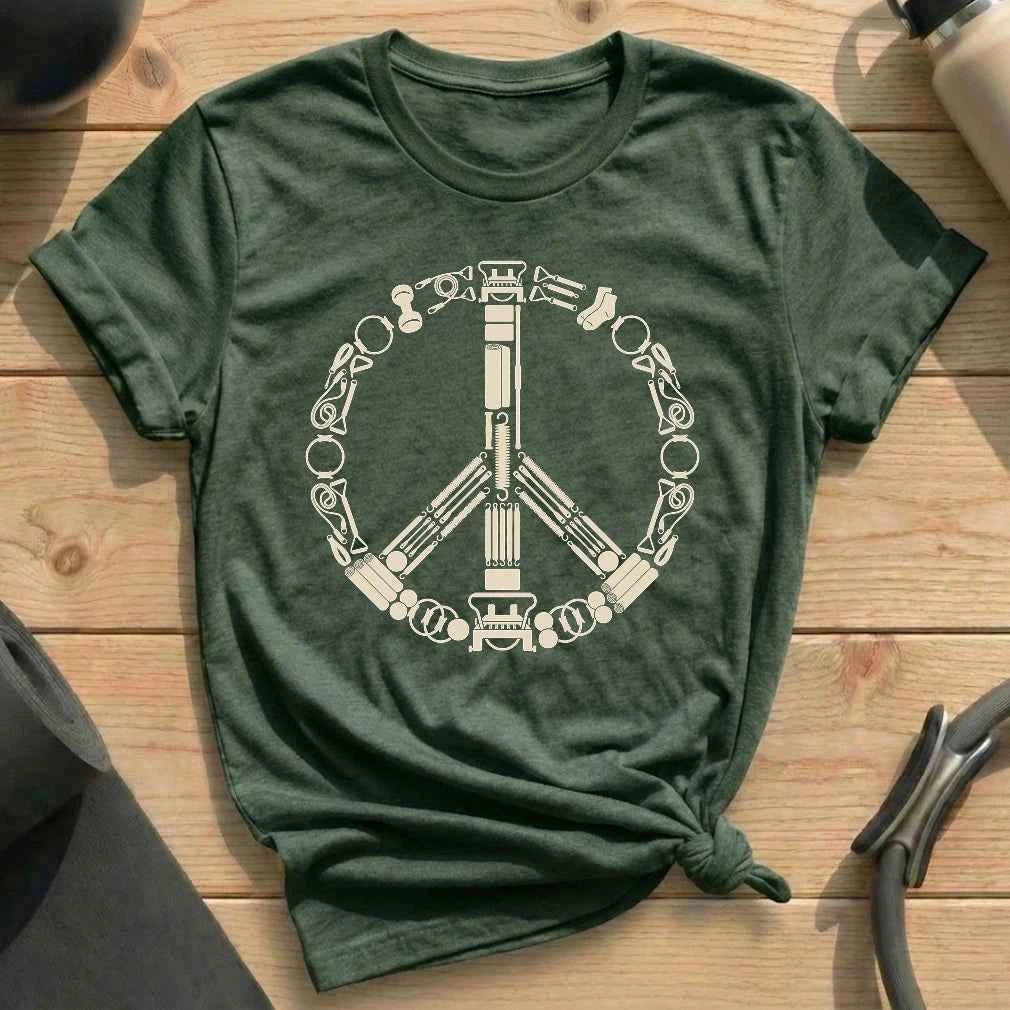 Peace Symbol Pilates Item T-shirt