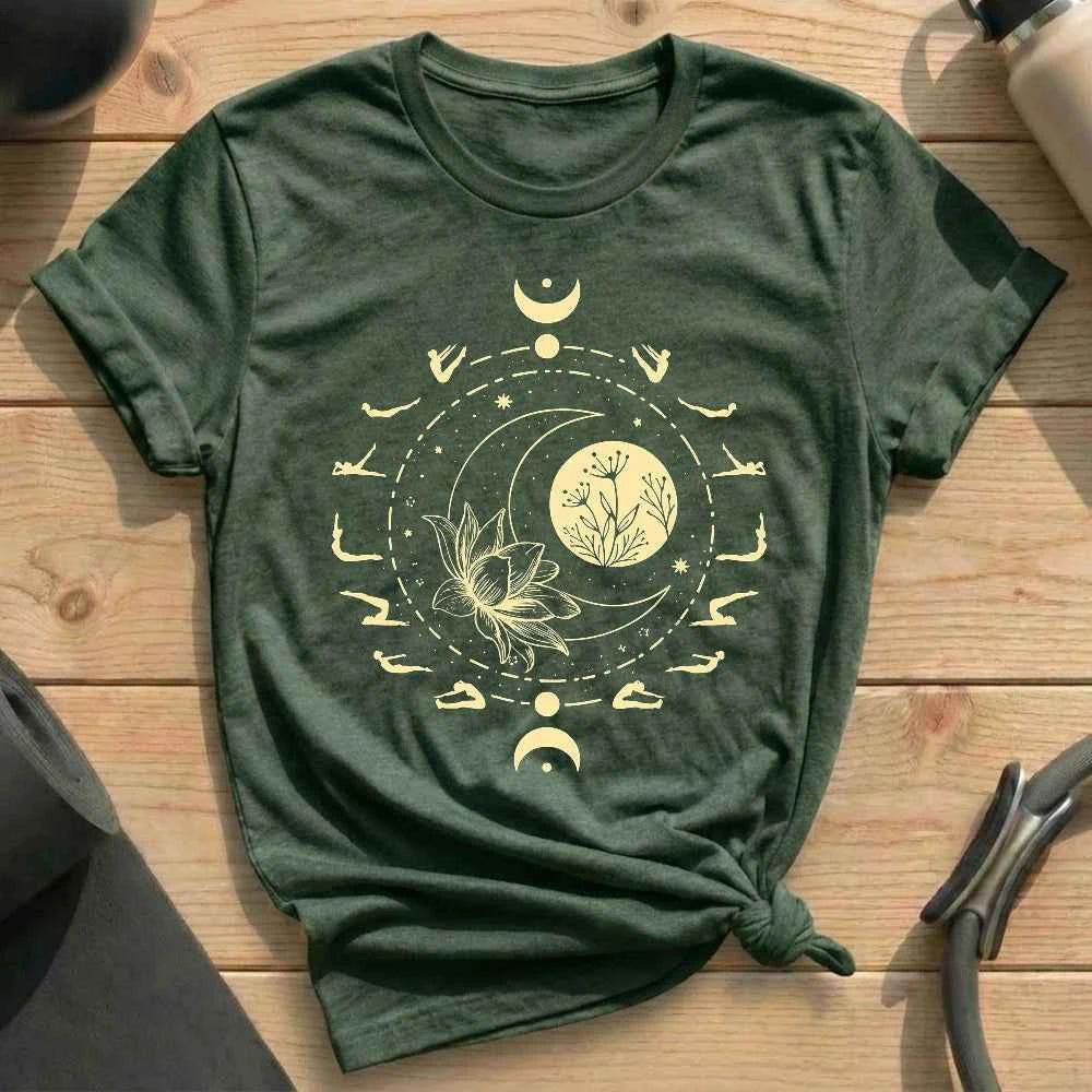Pilates Moon Phases T-shirt