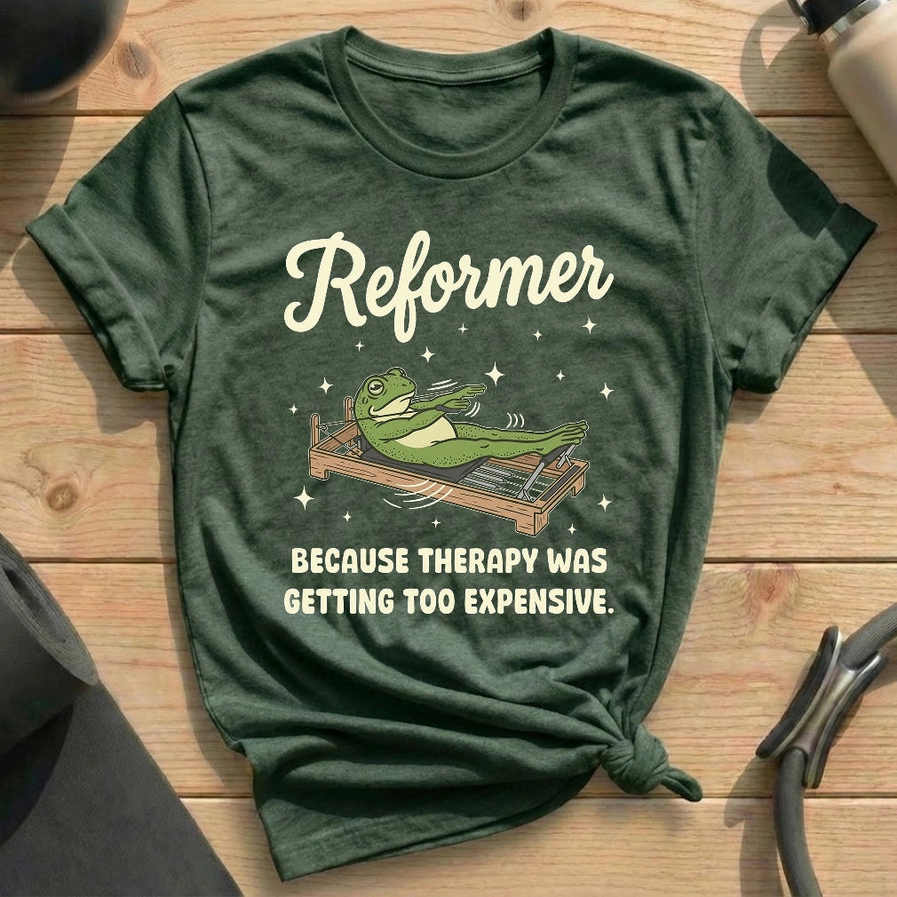 Reformer Cheaper T-shirt - in MindCloth Pilates Tshirt Collection