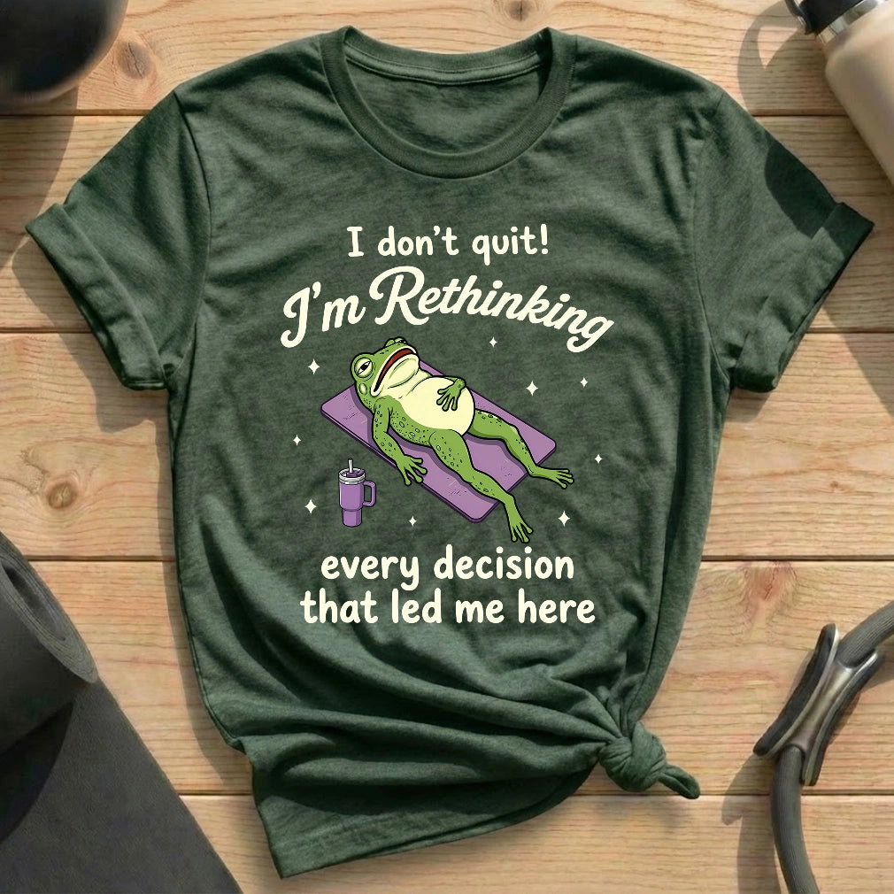 Rethinking T-shirt - in MindCloth Pilates Tshirt Collection
