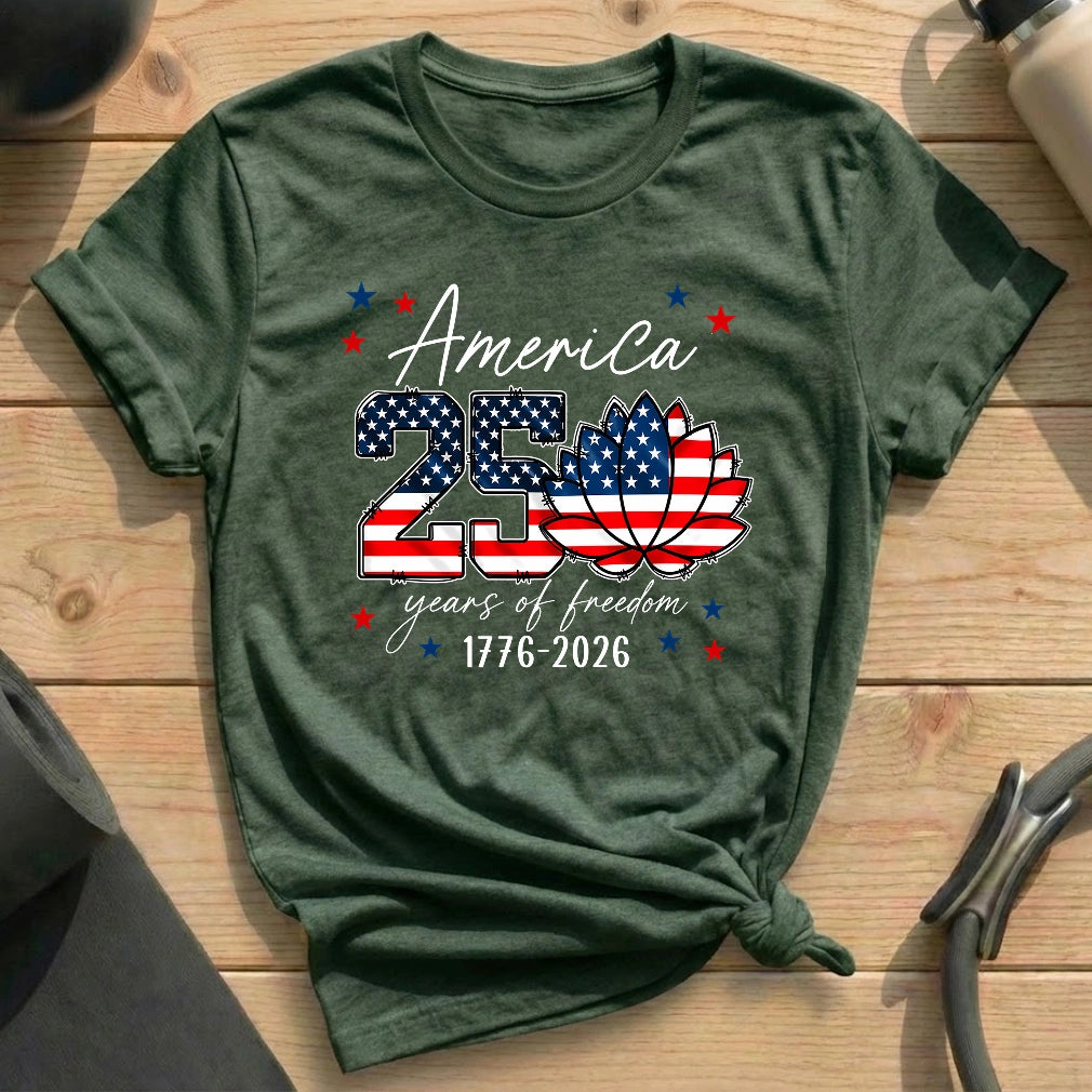 USA 250th Lotus T-shirt