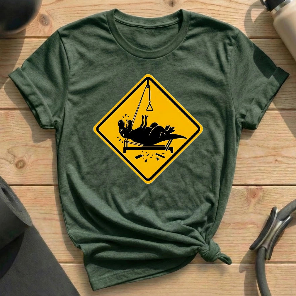 Warning Dinosaur T-shirt