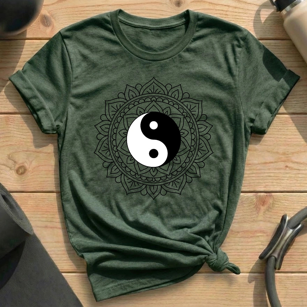 Yin Yang Mandala T-shirt