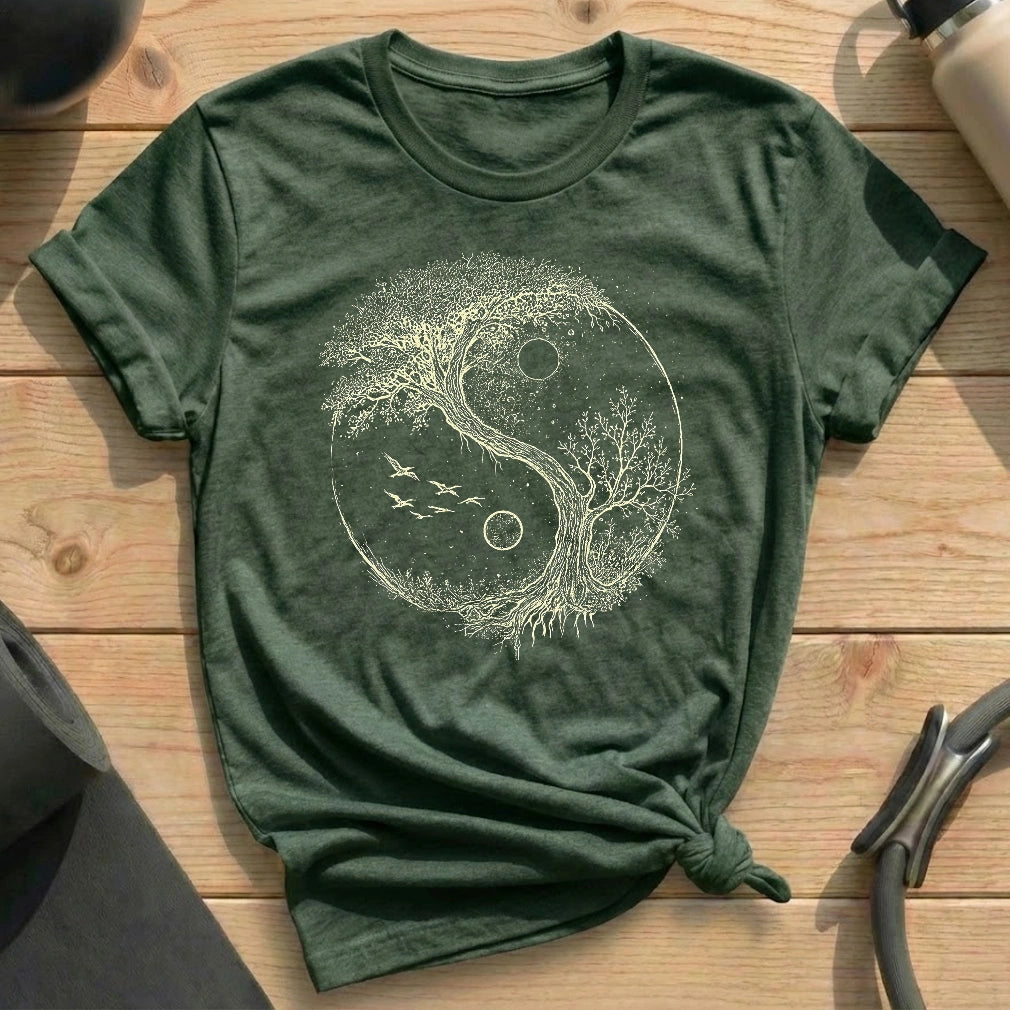 Yin Yang Tree T-shirt