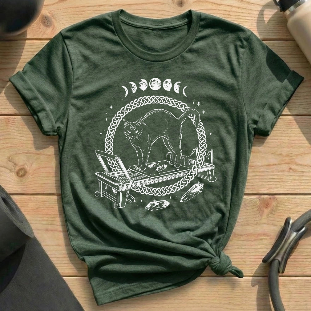 Yule Cat Pilates T-shirt