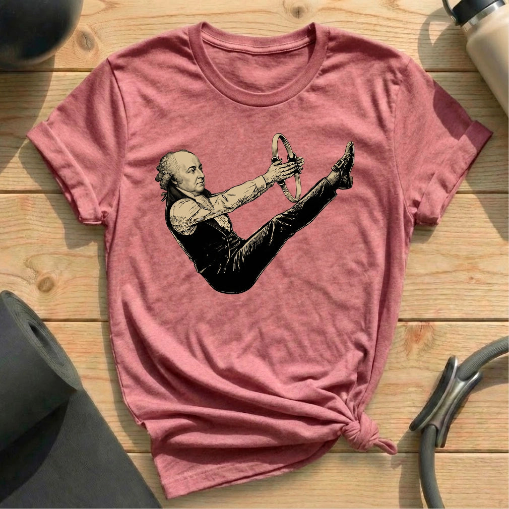 Adams Teaser T-shirt - in MindCloth Pilates Tshirt Collection