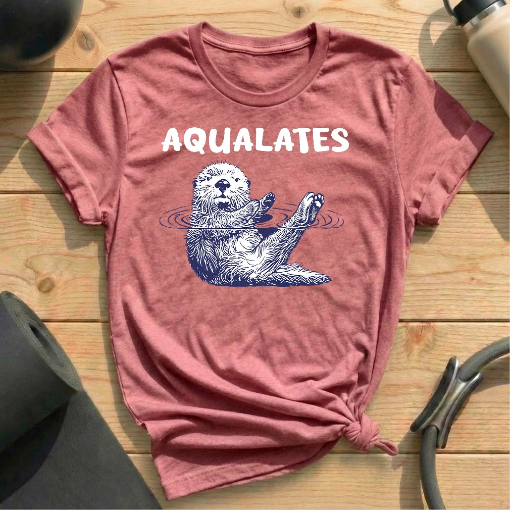 Aqualates T-shirt - in MindCloth Pilates Tshirt Collection
