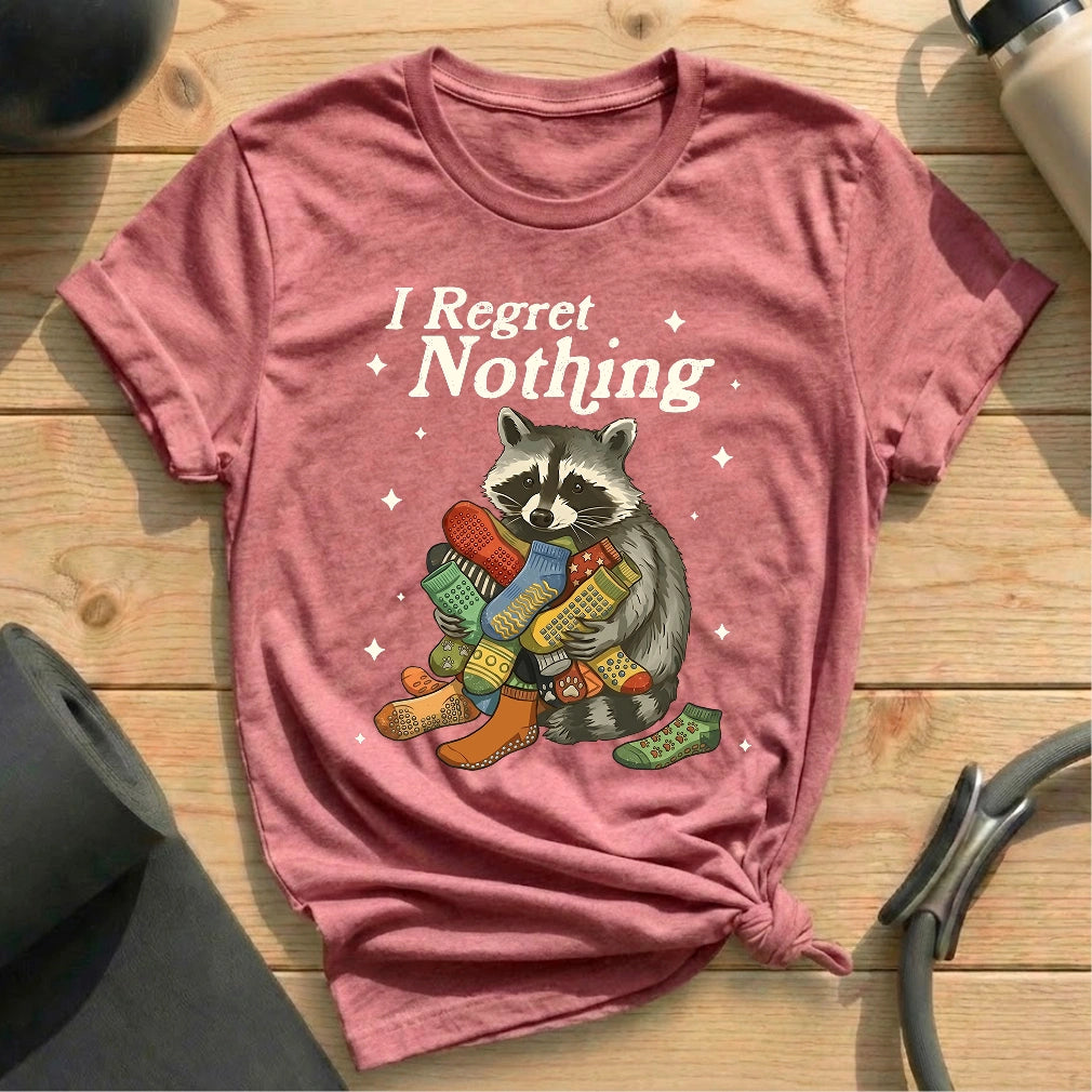 I Regret Nothing T-shirt - in MindCloth Pilates Tshirt Collection