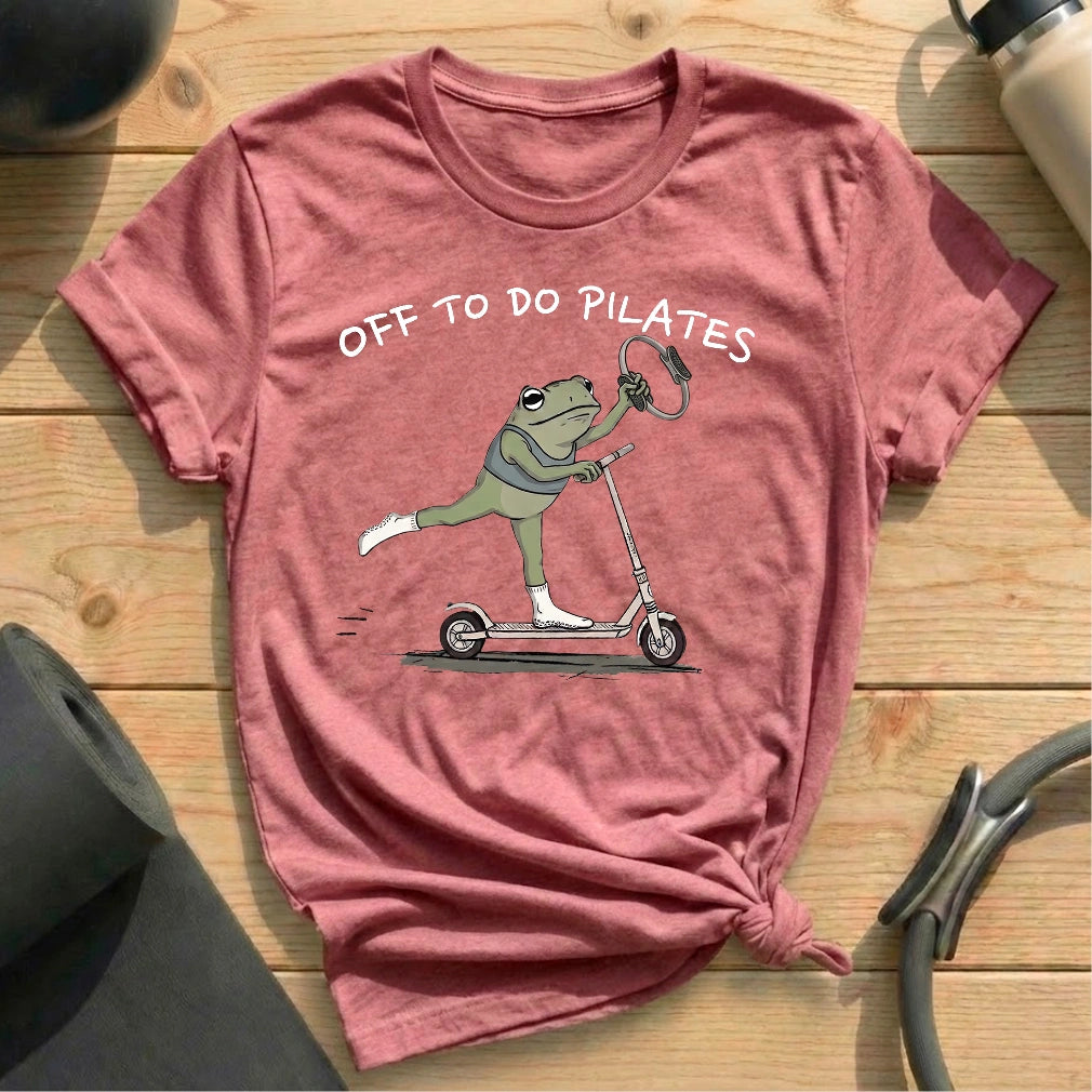 Off To Do Pilates T-shirt - in MindCloth Pilates Tshirt Collection