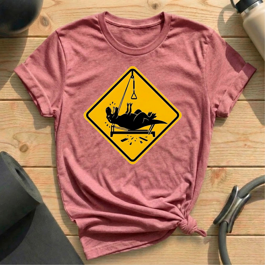Warning Dinosaur T-shirt