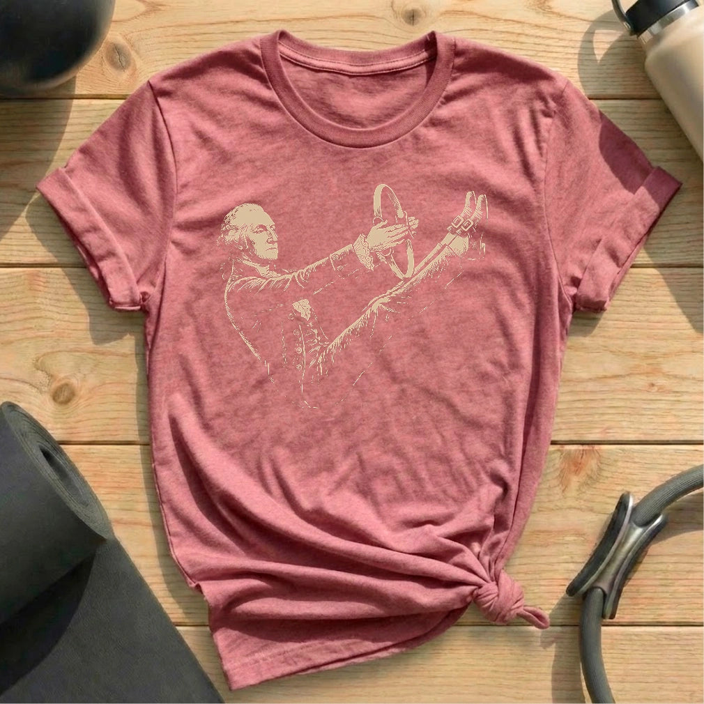 Washington Teaser T-shirt - in MindCloth Pilates Tshirt Collection