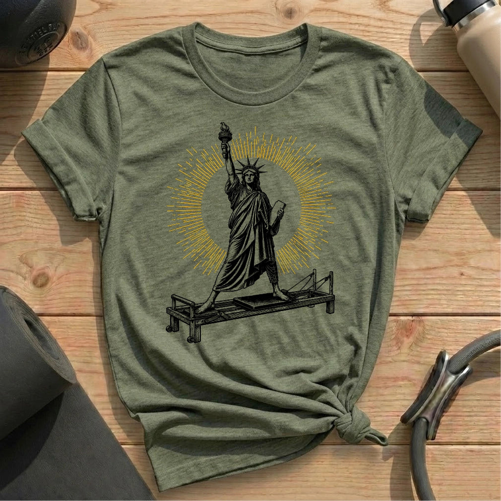 Statue of Liberty Pilates T-shirt