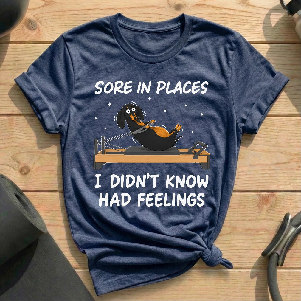 All Sore T-shirt - in MindCloth Pilates Tshirt Collection