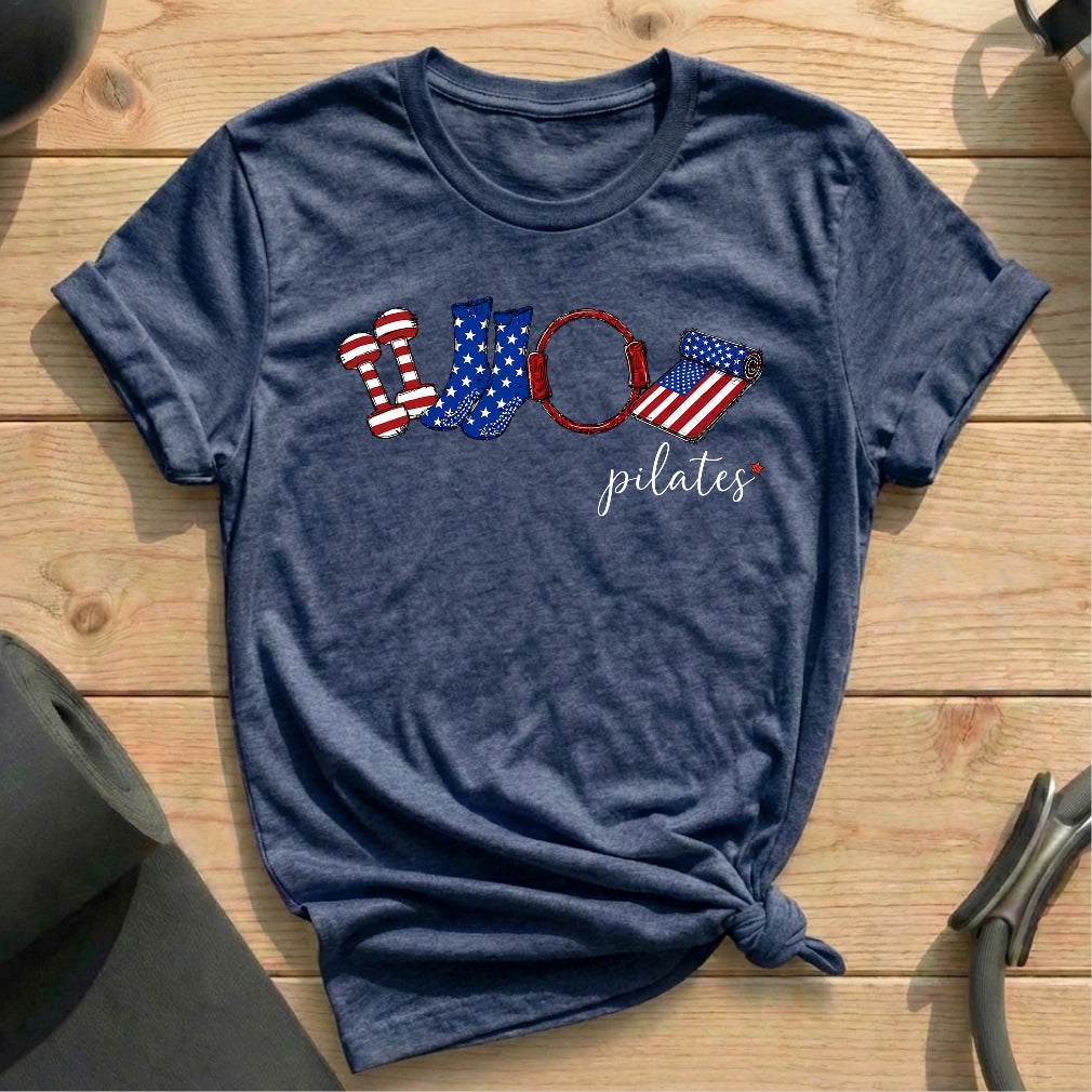 America in Pilates T-shirt