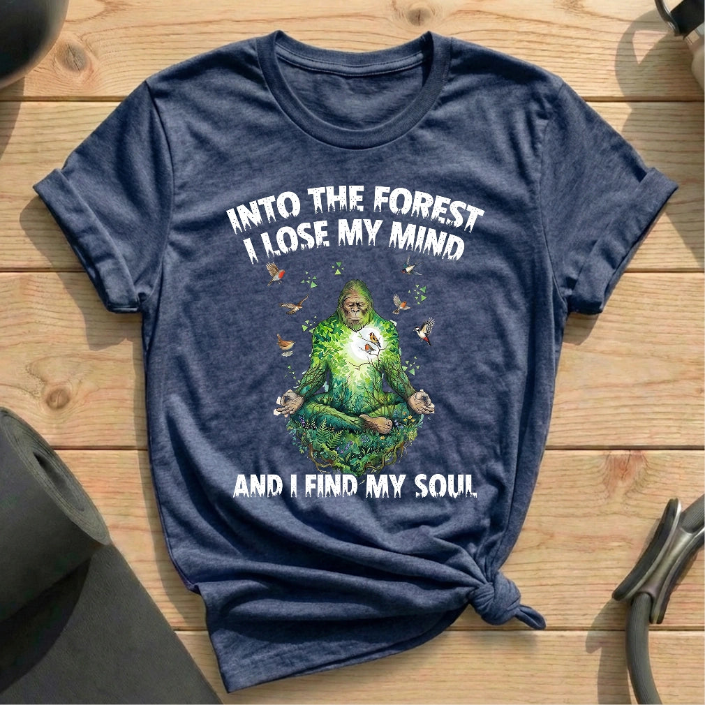 Bigfoot Meditate T-shirt
