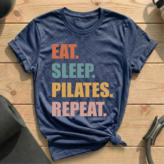 Eat Sleep Pilates Repeat T-shirt