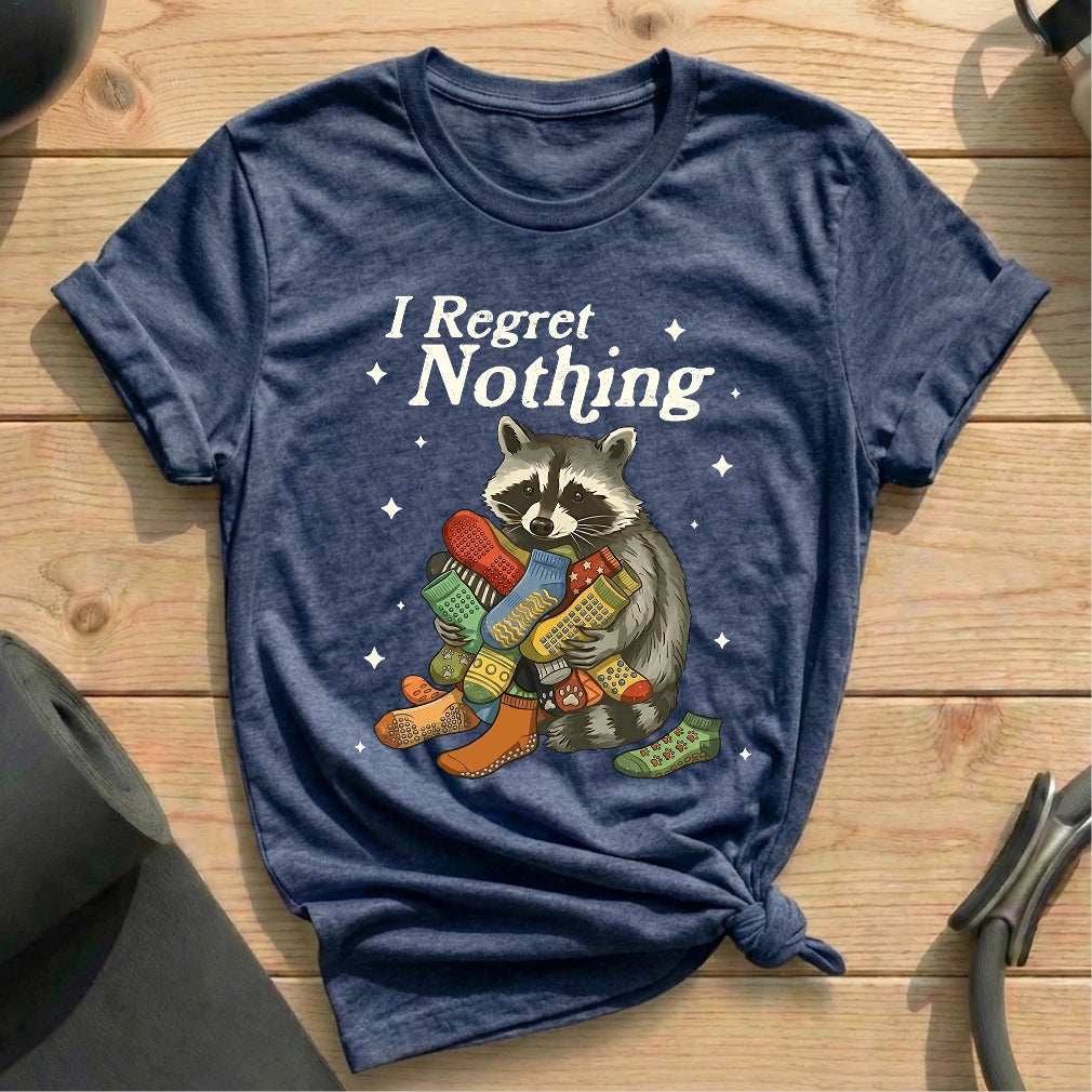 I Regret Nothing T-shirt - in MindCloth Pilates Tshirt Collection