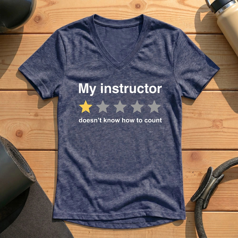 Instructor Rating Lady V-neck