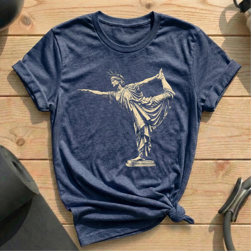 Liberty in Natarajasana T-shirt