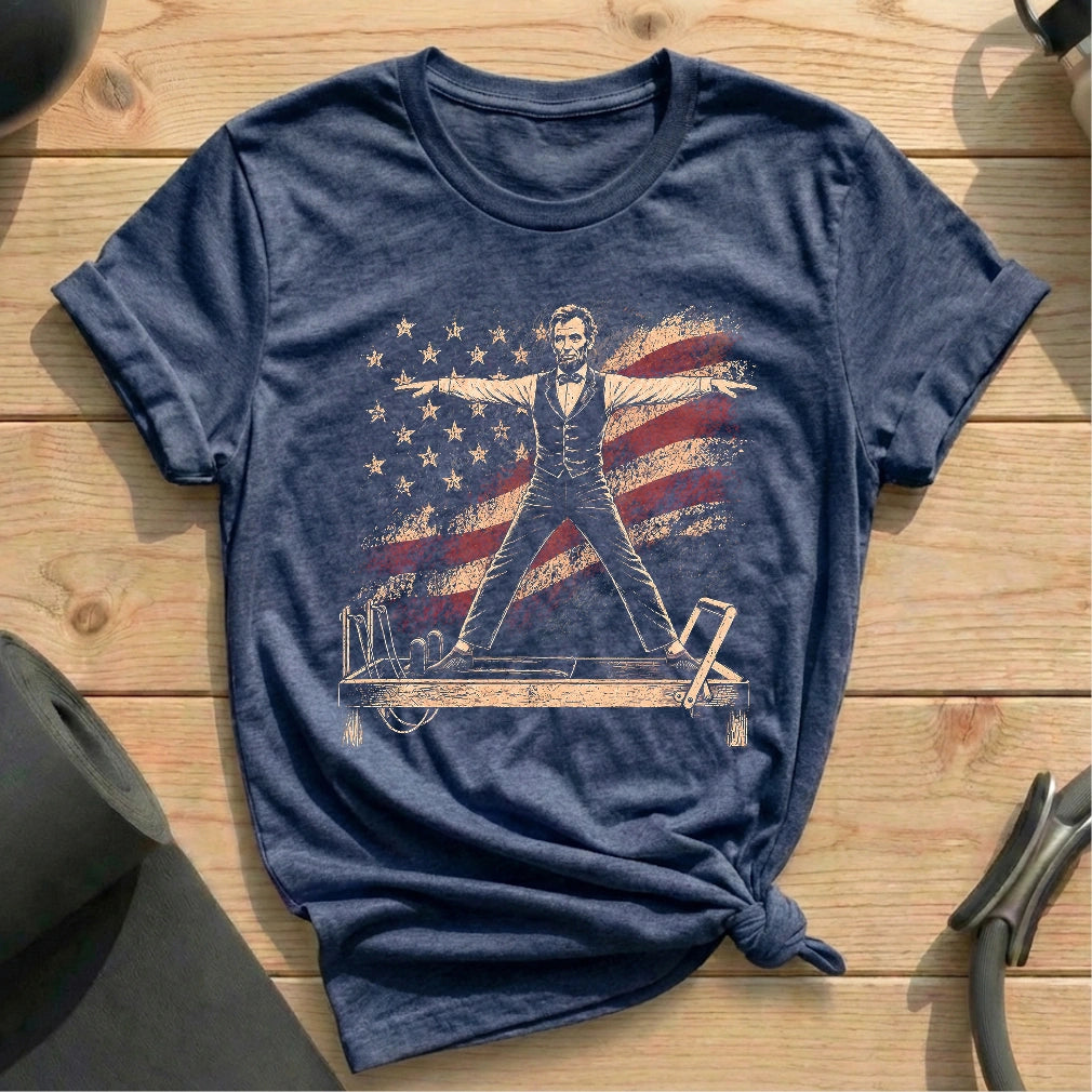 Lincoln Pilates Flag T-shirt