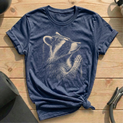 Racoon Meditate T-shirt