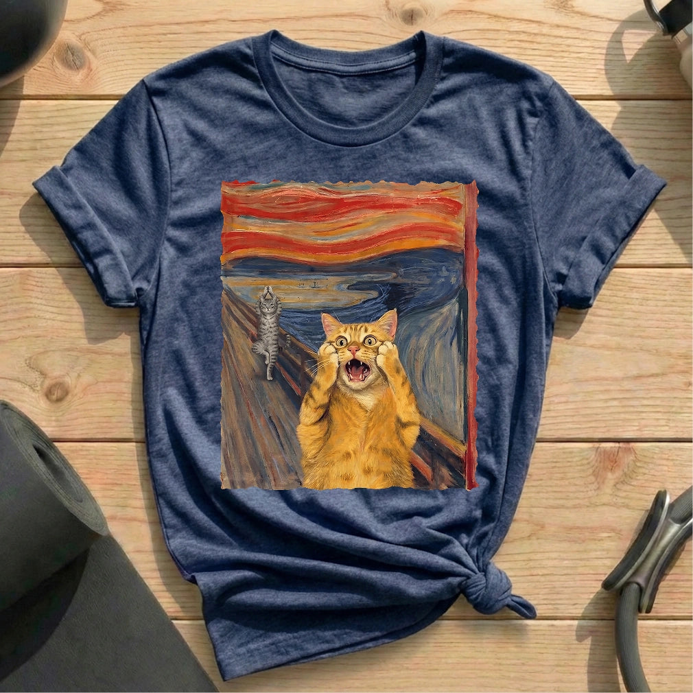 The Scream Cat Pilates T-shirt