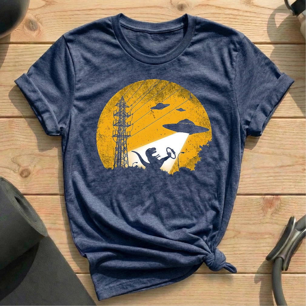 UFO Dinosaur T-shirt