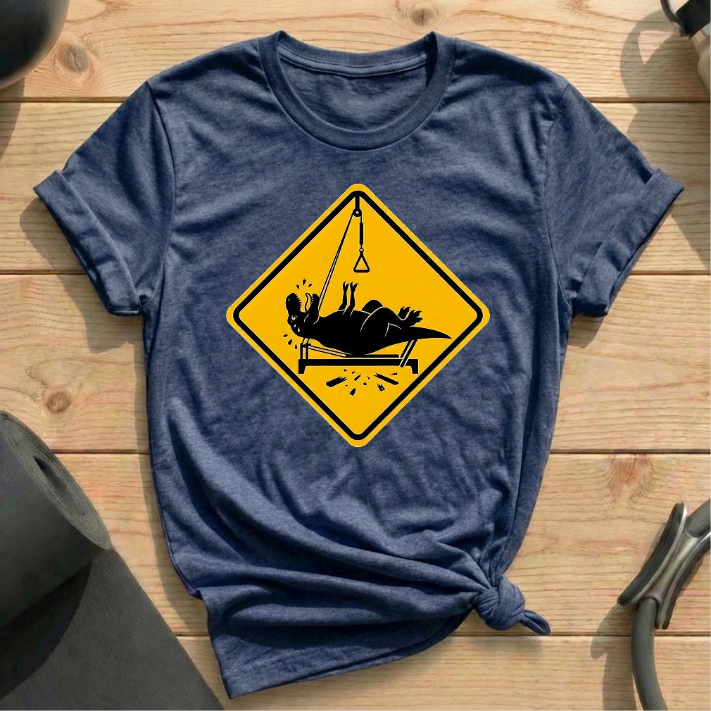 Warning Dinosaur T-shirt